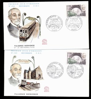 France-1987-French-Metro-2x-FDC