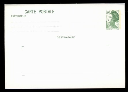 France-1987-Liberty-2-00f-card-MUH