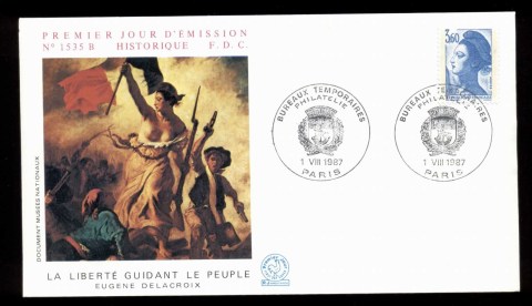 France-1987-Liberty-3-60f-FDC