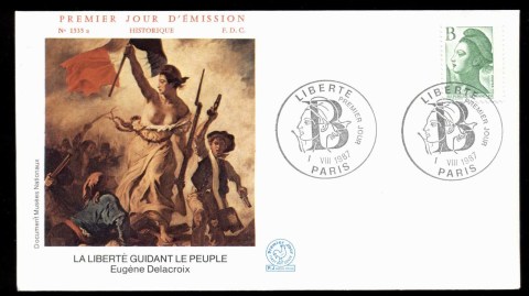 France-1987-Liberty-B-FDC