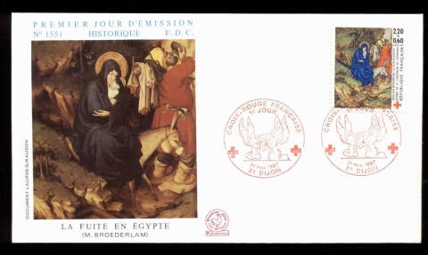 France-1987-Red-Cross-FDC