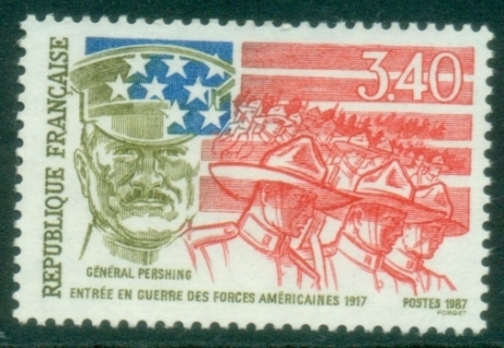 France-1987-The-70th-Anniversary-of-the-Entry-of-United-States-Troops-into-First-World-War-MLH