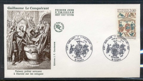 France-1987-William-the-Conqueror-FDC