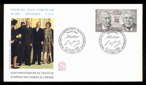 France-1988-Franco-German-Cooperation-Treaty-FDC