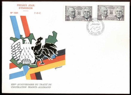 France-1988-French-German-Cooperation-XLFDC