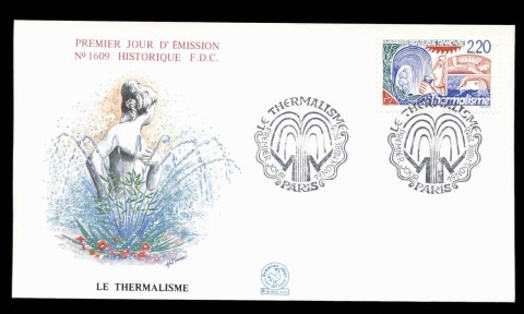 France-1988-Thermal-Springs-FDC