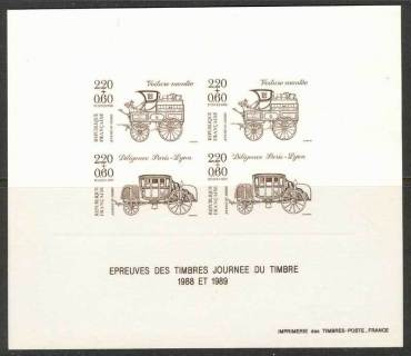 France-1989-Carriages-Yv2525-Proof-Lot14743