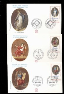 France-1989-French-Revolution-Bicent-3x-FDC