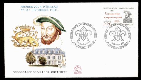 France-1989-Villers-Cotterets-Ordinance-FDC