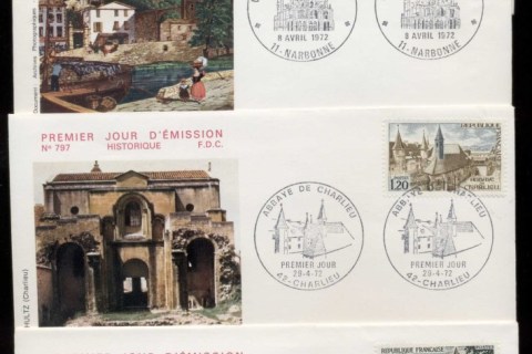 France-1972-Regional-Views-4x-FDC