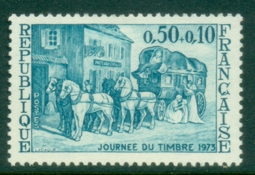 France-1973-Stamp-Day-MLH