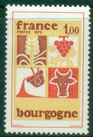 France-1975-Regions-of-France-Bourgogne-MLH