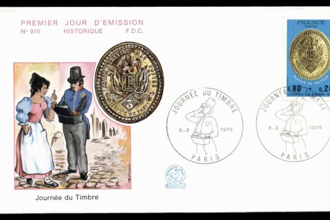 France-1975-Stamp-Day-FDC