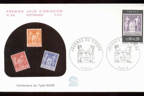 France-1976-Stamp-Day-FDC