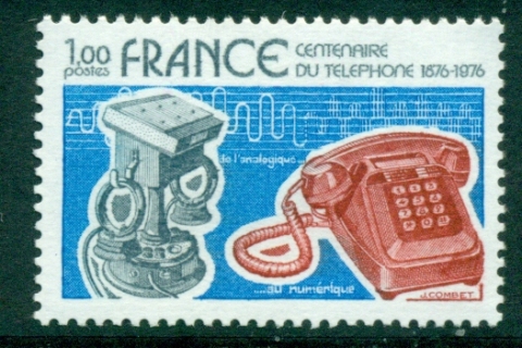 France-1976-Telephone-Centenary-MUH-Lot29212