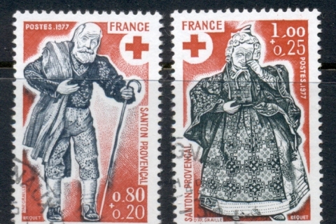 France-1977-Red-Cross-FU