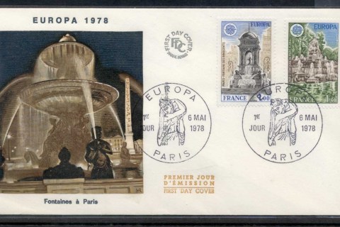 France-1978-Europa-Architecture-FDC