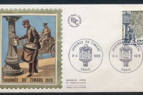 France-1978-Stamp-day-FDC