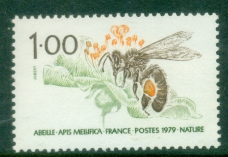 France-1979-Nature-Conservation-Insects-Bees-MUH