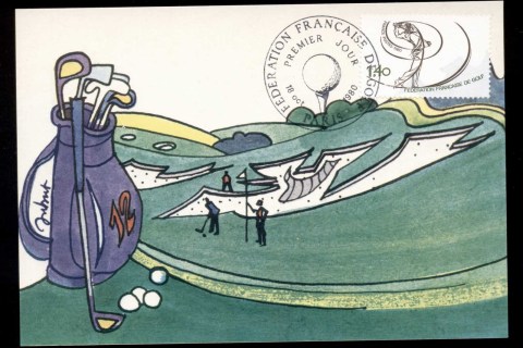 France-1980-French-Golf-Federation-Maxicard