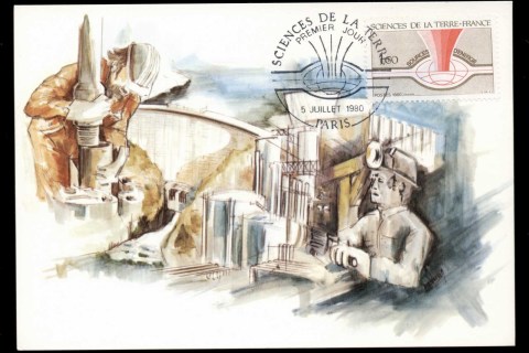 France-1980-International-Geological-Congress-Maxicard