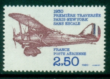 France-1980-The-50th-Anniversary-of-First-Non-stop-Paris-New-York-Flight-MUH