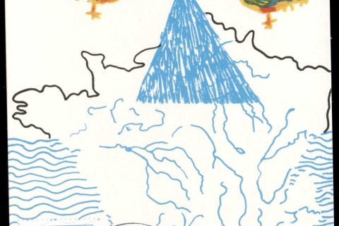 France-1981-Child-Watering-Smiling-Map-of-France-Maxicard