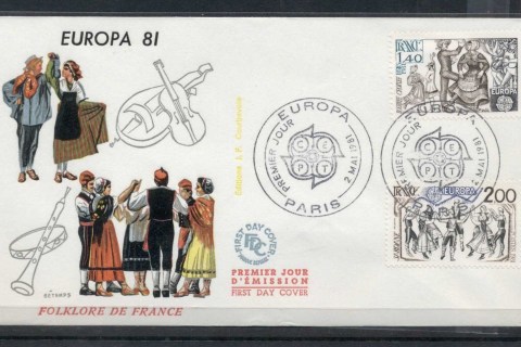 France-1981-Europa-Folklore-FDC
