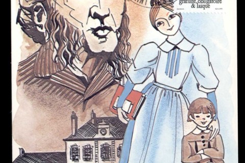 France-1981-Free-Compulsory-Public-School-Centenary-Maxicard