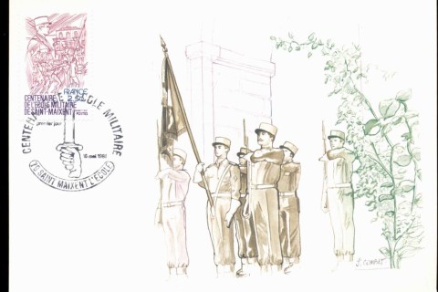 France-1981-Military-College-Maxicard
