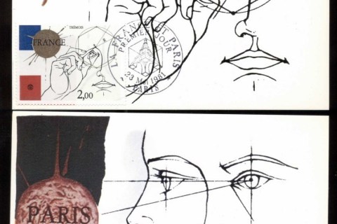 France-1981-Philex-France-2x-Maxicards