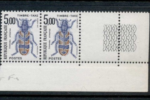 France-1982-83-Postage-Due-Beetles-5f-pr-MUH
