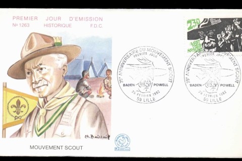 France-1982-Scouting-Year-FDC