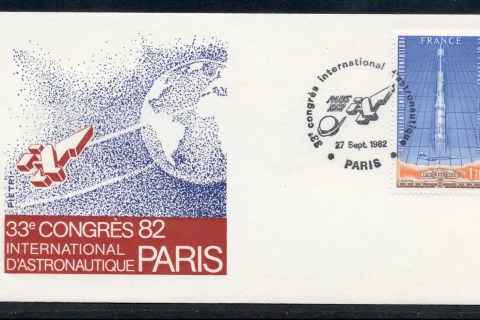 France-1982-Space-Congress-FDC
