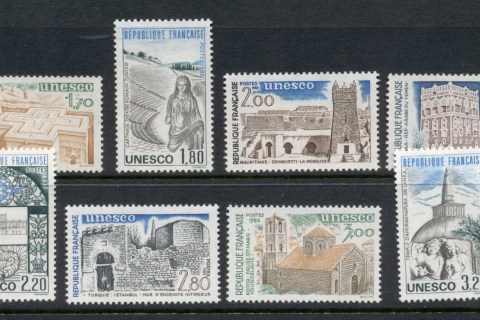 France-1983-85-UNESCO-Historic-Sites-MUH