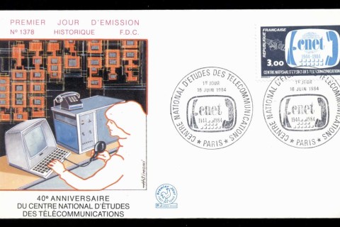 France-1984-Telecommunications-College-FDC