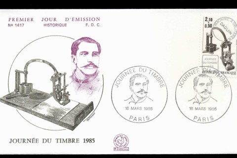 France-1985-Stamp-Day-FDC