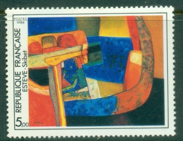 France-1986-Painting-by-Maurice-Esteve-MLH