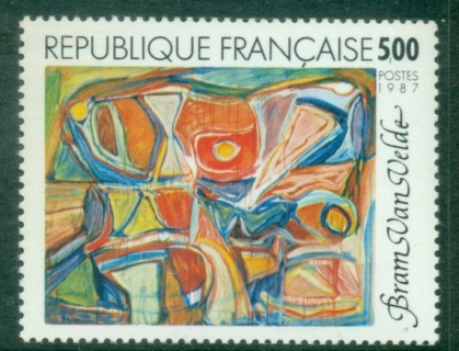 France-1987-Painting-by-Bram-Van-Velde-MUH