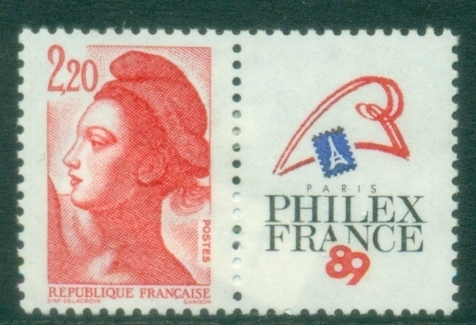France-1988-Philexfrance-89-International-Stamp-Exhibition-Paris-MLH_2