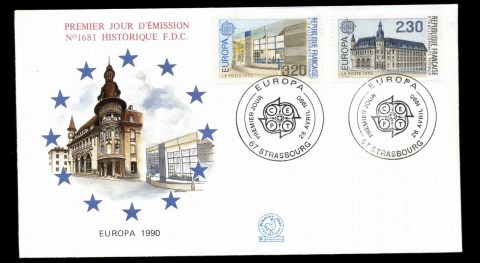 France-1990-Europa-FDC