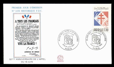 France-1990-French-Resistance-FDC