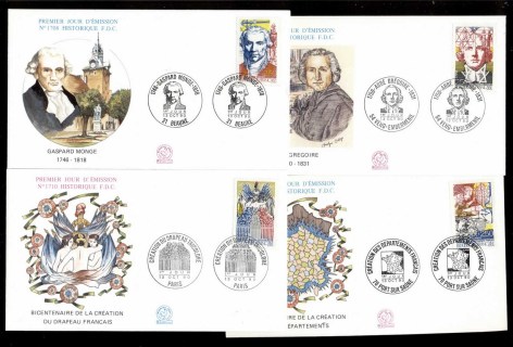 France-1990-French-Revolution-Bicentennial-4x-FDC