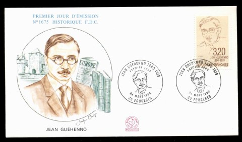 France-1990-Jean-Guehenno-FDC