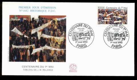 France-1990-Labour-Day-FDC