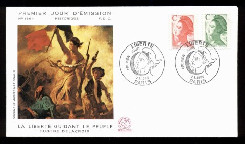 France-1990-Liberty-C-FDC