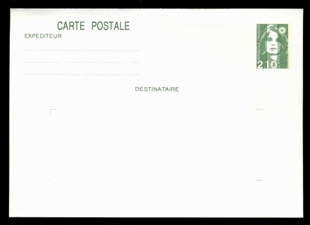 France-1990-Marianne-2-10f-Postal-card-MUH