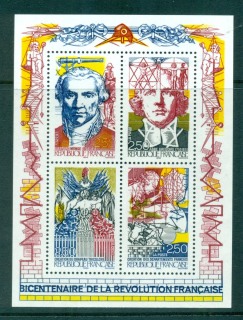 France-1990-Revolution-Bicentennial-MS-MUH-lot57339