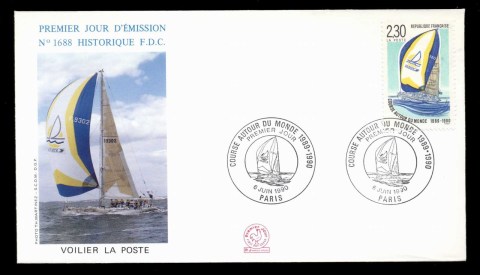 France-1990-Whitbread-yacht-Race-FDC