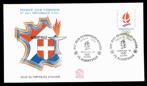 France-1990-Winter-Olympics-Albertville-FDC